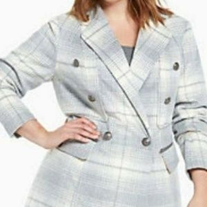 Torrid Wool Plaid Coat